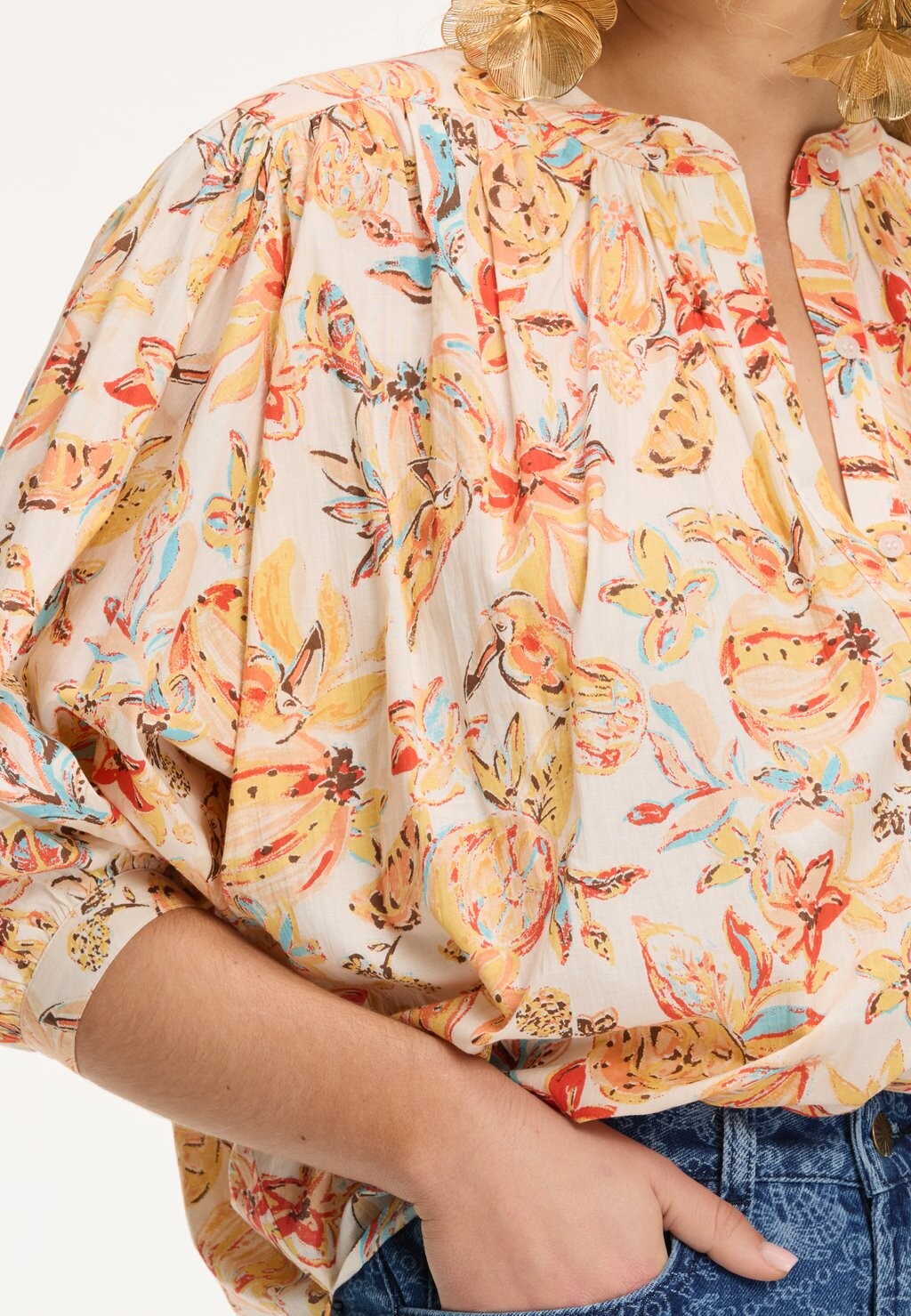 Блузка-рубашка Evelyn Shiwi, оранжево-фруктовый блюз
Блузка-рубашка Evelyn Shiwi, оранжево-фруктовый блюз