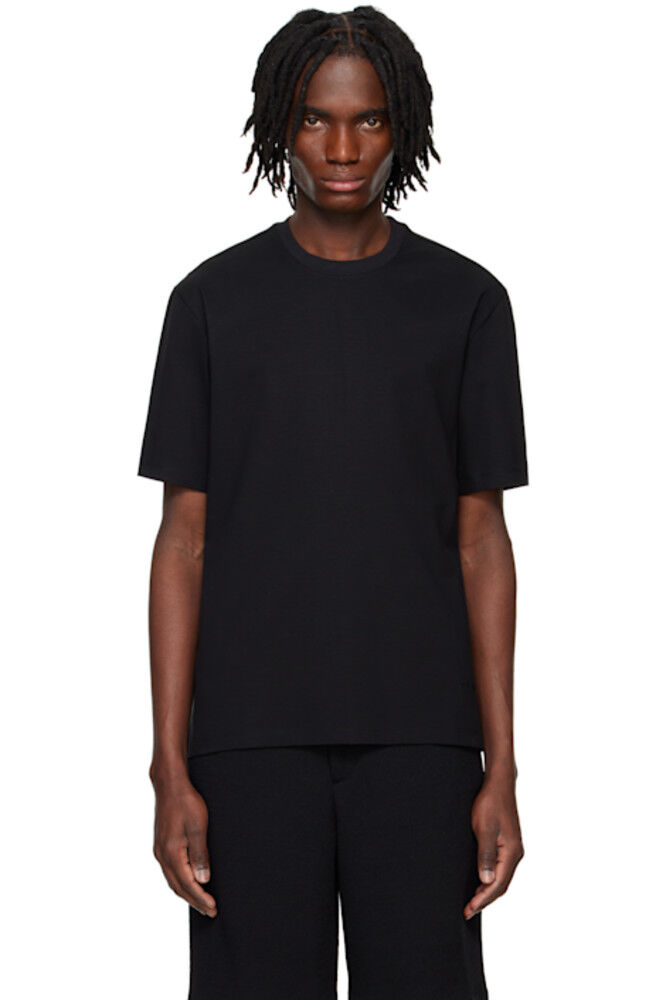 Черная футболка с вышитым логотипом Solid Homme
Черная футболка с вышитым логотипом Solid Homme