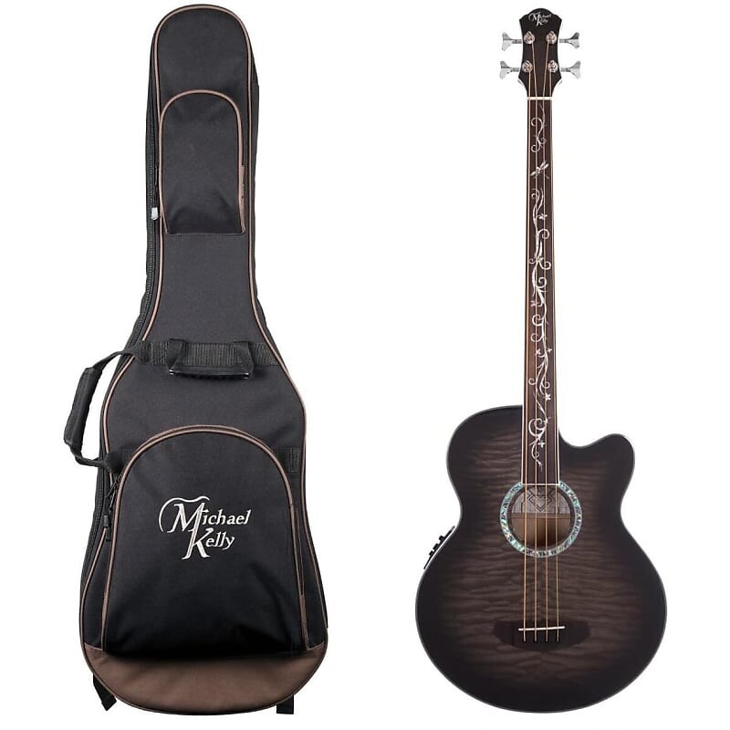 Басс гитара Michael Kelly Dragonfly 4 Fretless Acoustic-Electric Bass Guitar, Pau Ferro, Smokeburst, with Gig Bag
Басс гитара Michael Kelly Dragonfly 4 Fretless Acoustic-Electric Bass Guitar, Pau Ferro, Smokeburst, with Gig Bag