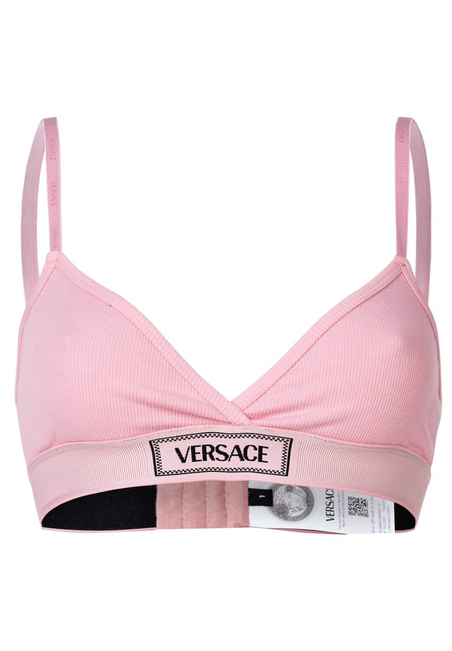 Бюстье в рубчик - треугольный бюстгальтер-бралетт в рубчик трикотаж хлопок стрейч Versace, розовый
Бюстье в рубчик - треугольный бюстгальтер-бралетт в рубчик трикотаж хлопок стрейч Versace, розовый
