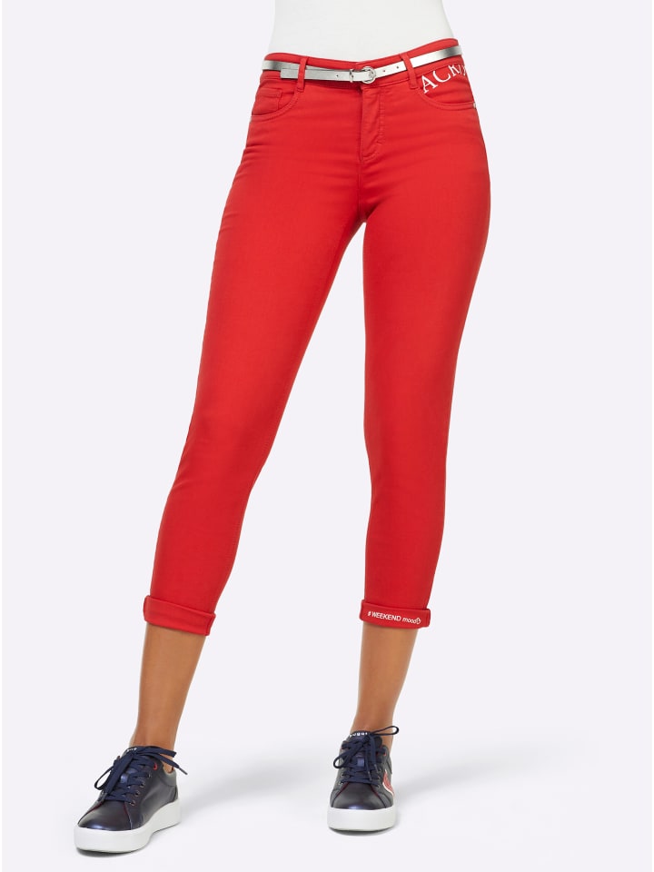 Джинсы с пятью карманами красного цвета ascari
Джинсы с пятью карманами красного цвета ascari