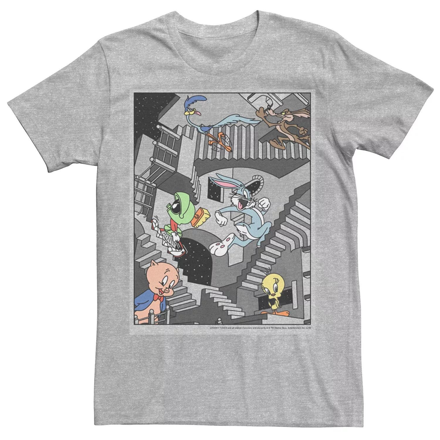 Мужская футболка Looney Tunes Stairway Lineup Licensed Character
Мужская футболка Looney Tunes Stairway Lineup Licensed Character