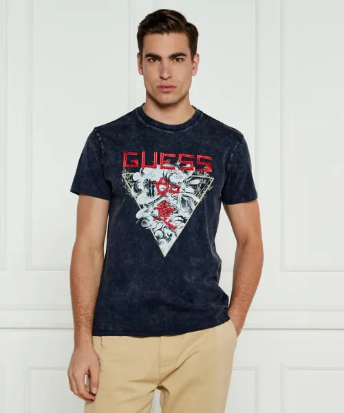 Японская футболка Regular fit Guess Jeans, синий
Японская футболка Regular fit Guess Jeans, синий