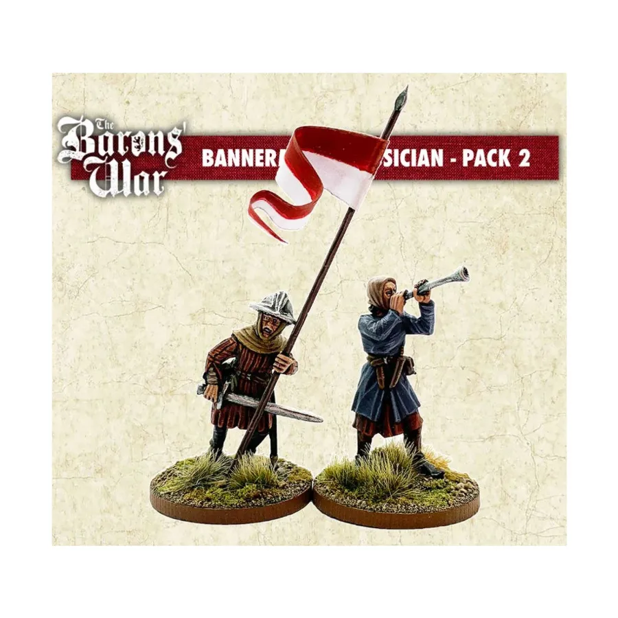 Баннерман и музыкант, набор № 2, Historical Miniatures (28mm) (Footsore Miniatures & Games)
Баннерман и музыкант, набор № 2, Historical Miniatures (28mm) (Footsore Miniatures & Games)