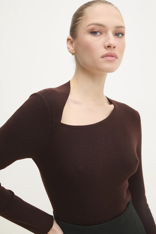 Свитер с шерстью Answear.Lab, коричневый
Свитер с шерстью Answear.Lab, коричневый