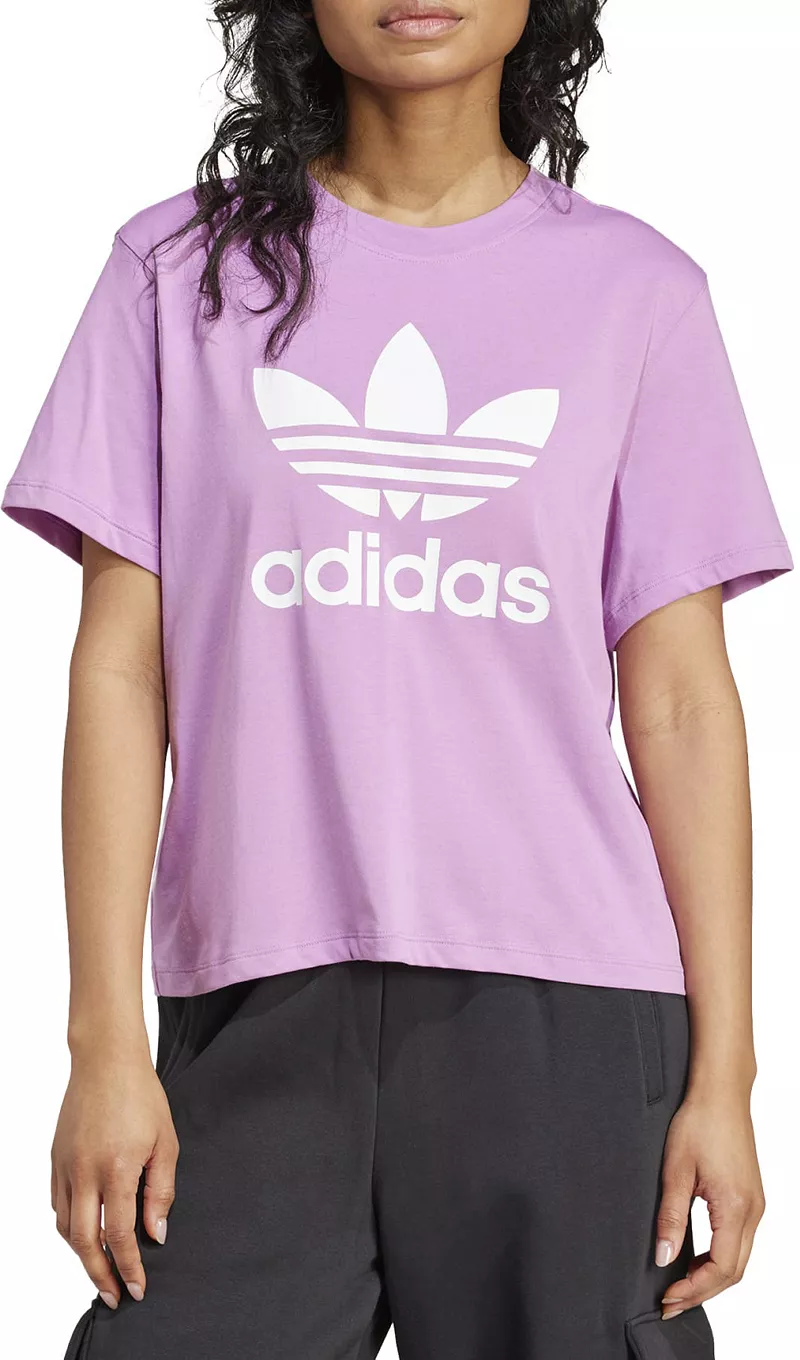 Женская футболка свободного кроя Adidas Originals Adicolor с трилистником, цвет Preloved Purple
Женская футболка свободного кроя Adidas Originals Adicolor с трилистником, цвет Preloved Purple