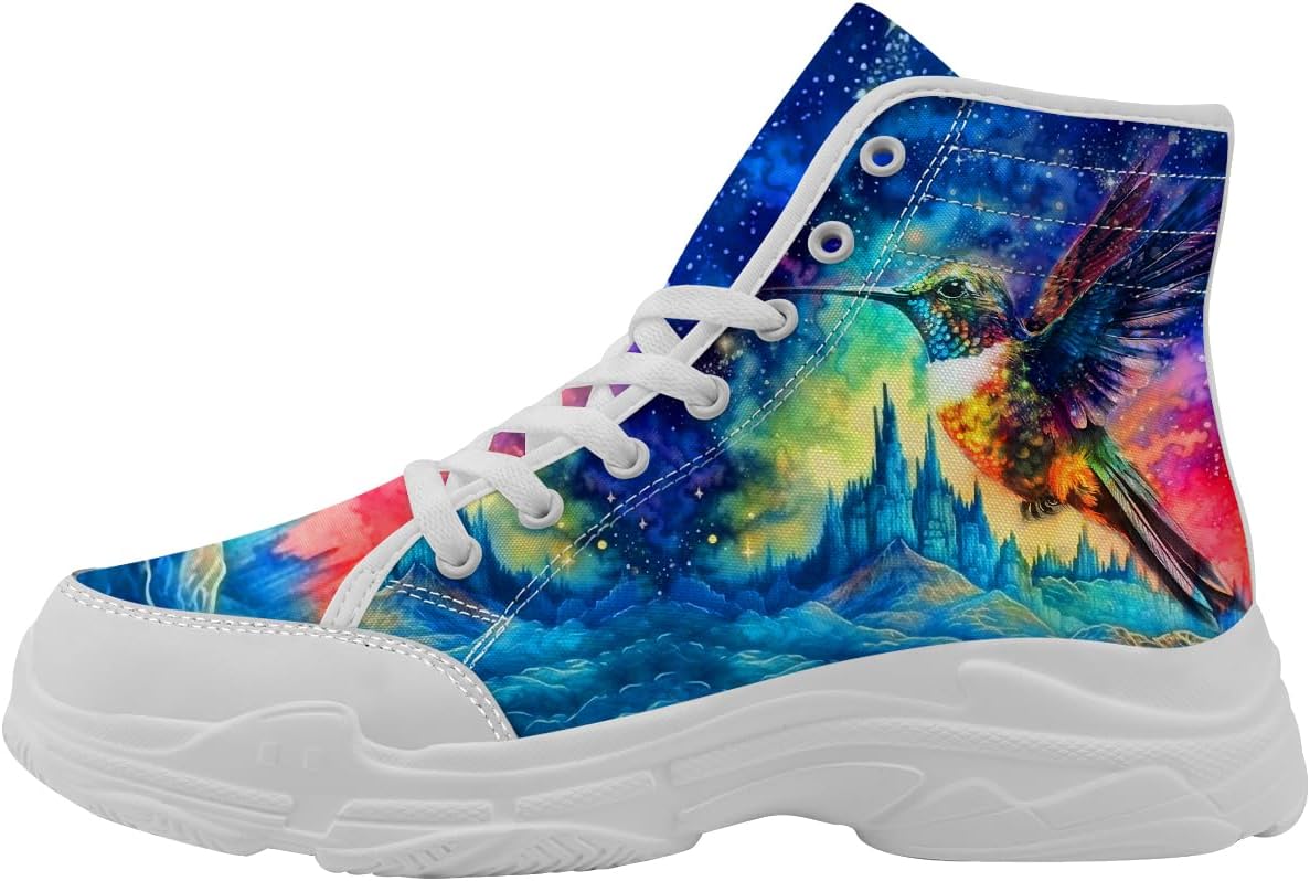 Женские высокие кеды с цветочным колибри, кружевные кроссовки на платформе из холста, подарок для мамы или жены Generic, зеленый
Женские высокие кеды с цветочным колибри, кружевные кроссовки на платформе из холста, подарок для мамы или жены Generic, зеленый