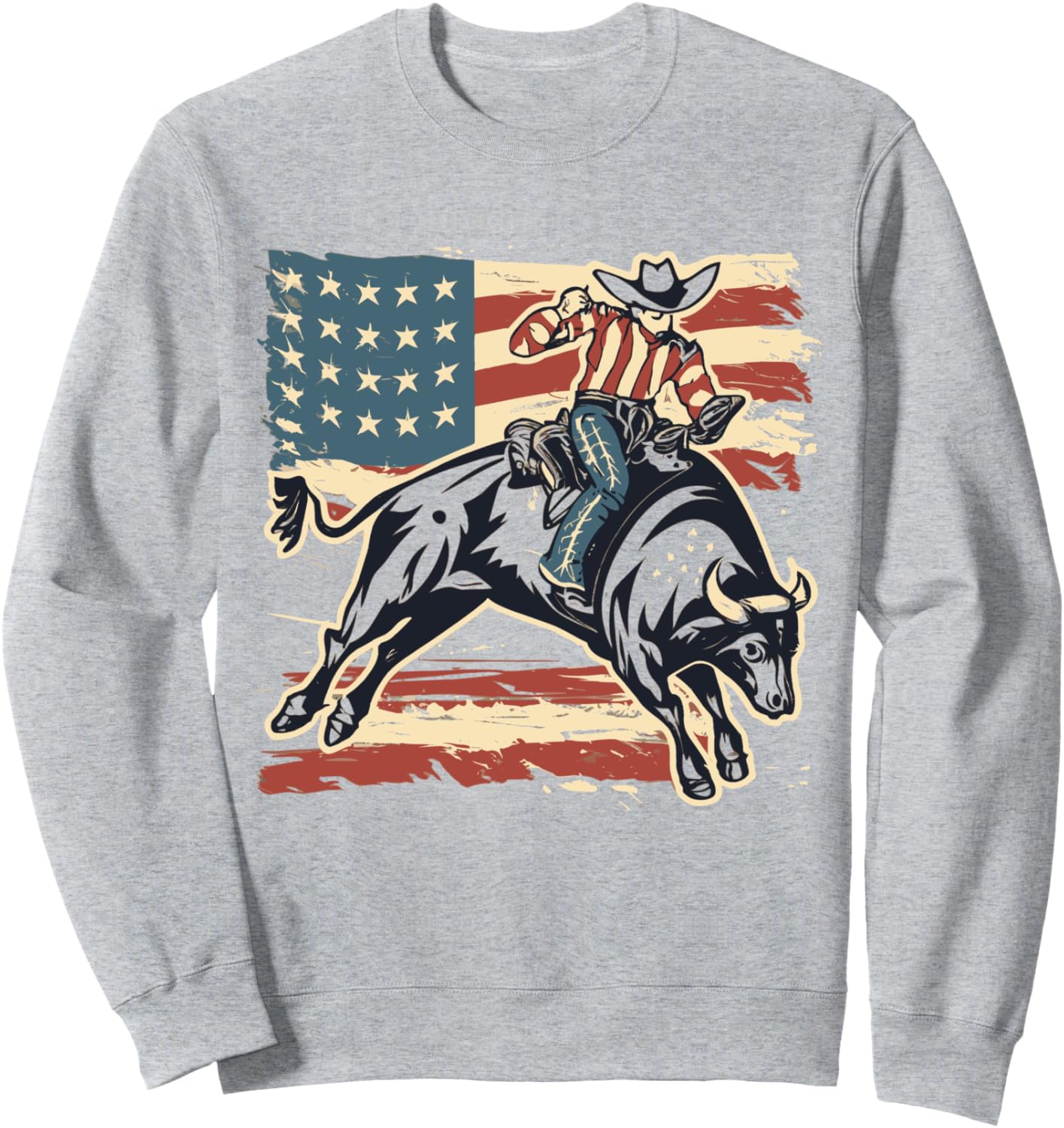 Футболка с изображением американского флага родео и наездника на быках Usa Bull-Riding America Rodeo'S Gifts, серый
Футболка с изображением американского флага родео и наездника на быках Usa Bull-Riding America Rodeo'S Gifts, серый