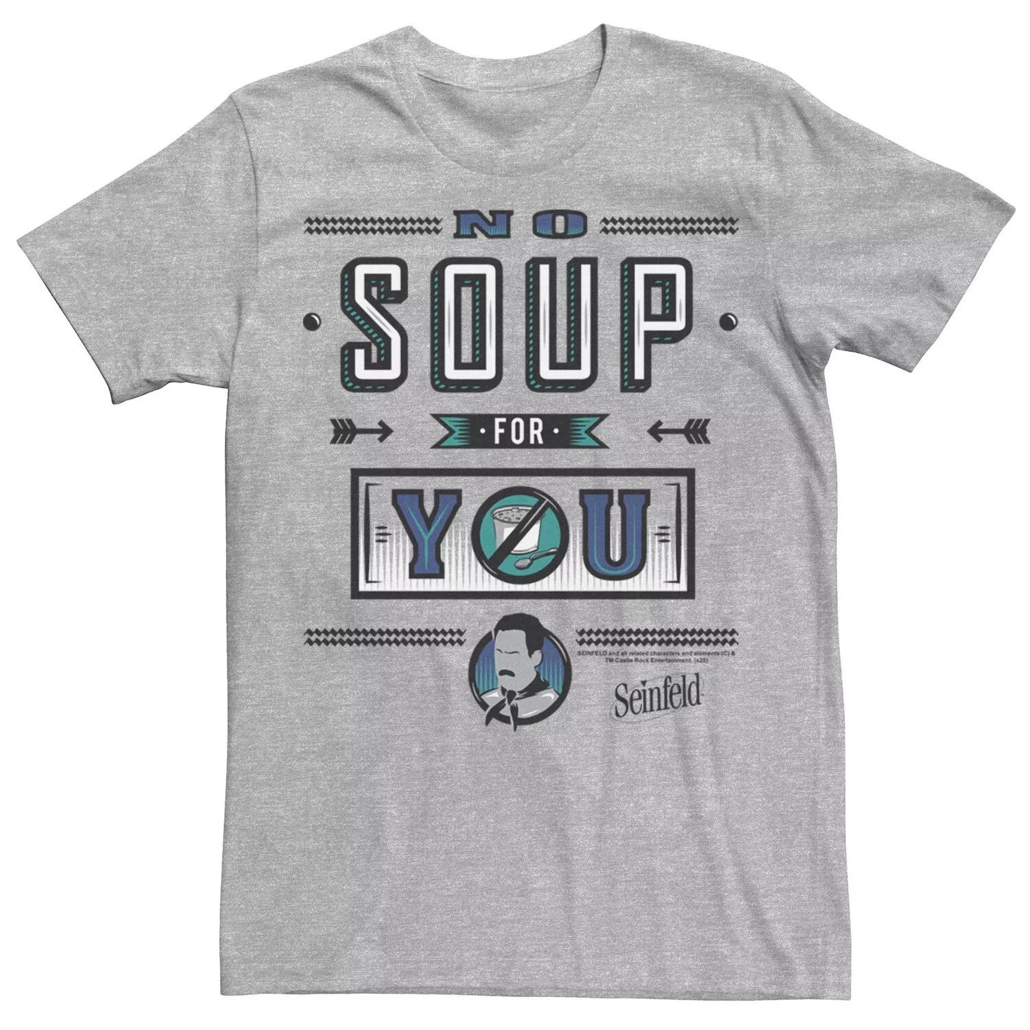 Мужская футболка Seinfeld Soup For You Licensed Character
Мужская футболка Seinfeld Soup For You Licensed Character