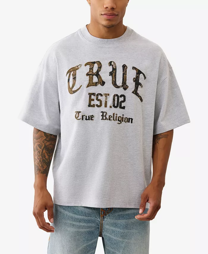 Мужская футболка с лесным камуфляжем True Religion, серый
Мужская футболка с лесным камуфляжем True Religion, серый