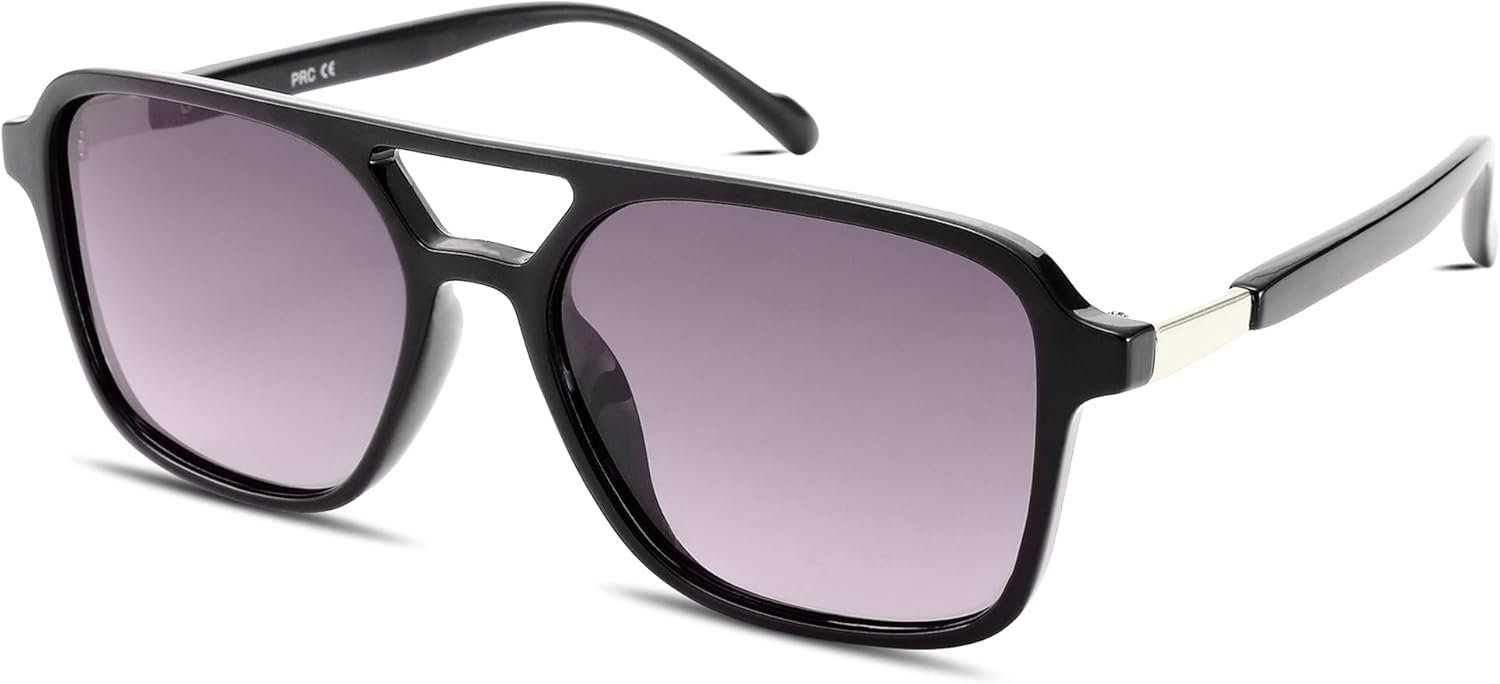 Солнцезащитные очки Hycredi Retro Aviator для женщин и мужчин, модные квадратные солнцезащитные очки, винтажные прямоугольные женские солнцезащитные очки, Black/Gradient Grey
Солнцезащитные очки Hycredi Retro Aviator для женщин и мужчин, модные квадратные солнцезащитные очки, винтажные прямоугольные женские солнцезащитные очки, Black/Gradient Grey