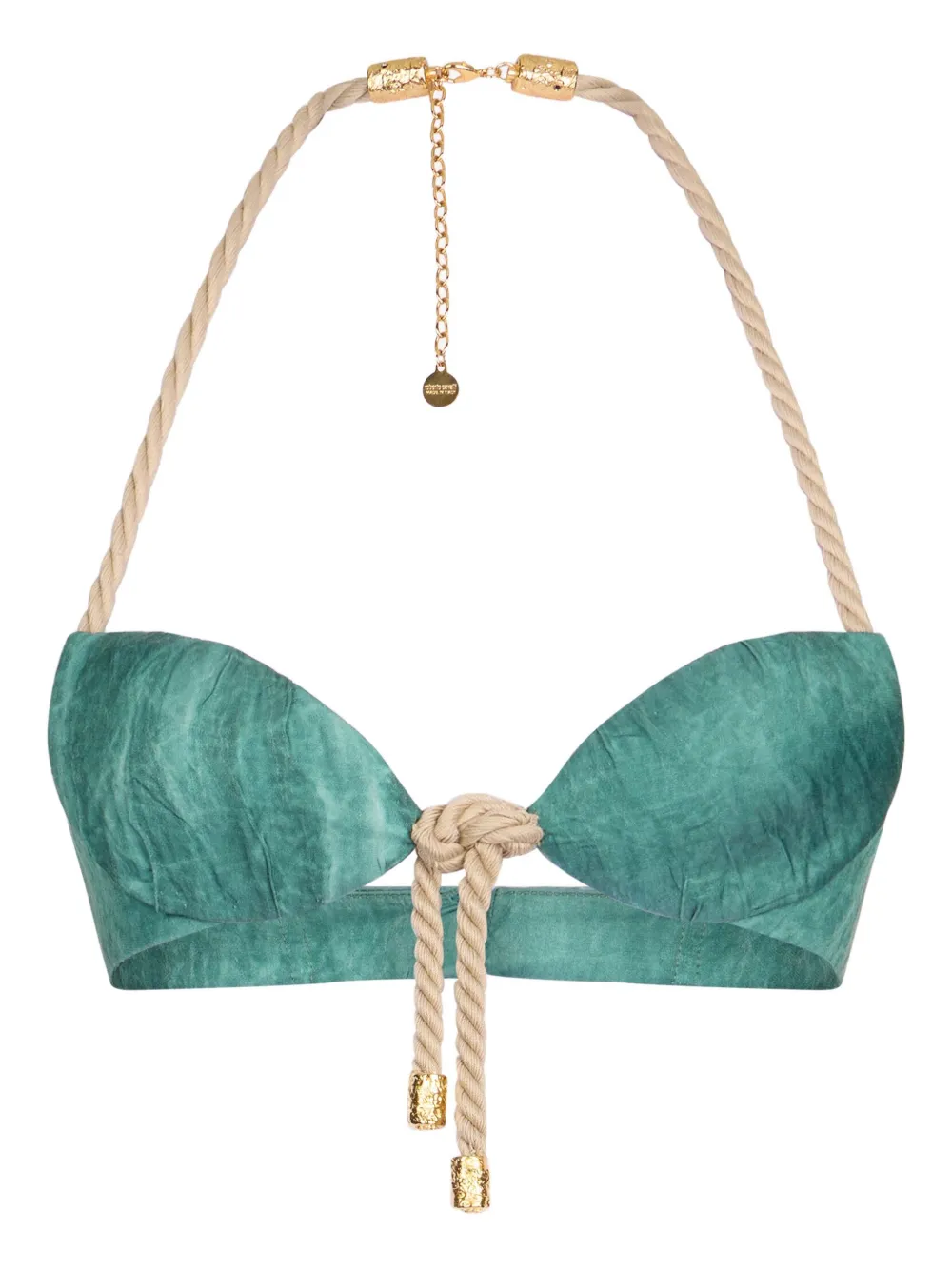 Топ с веревочным декором Roberto Cavalli, зеленый
Топ с веревочным декором Roberto Cavalli, зеленый