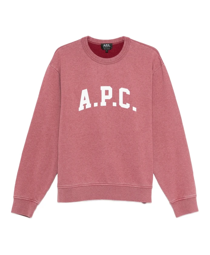 Свитшот с круглым вырезом A.P.C., красный
Свитшот с круглым вырезом A.P.C., красный