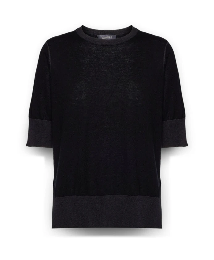 Шерстяной свитер с короткими рукавами Elena Mirã², черный
Шерстяной свитер с короткими рукавами Elena Mirã², черный