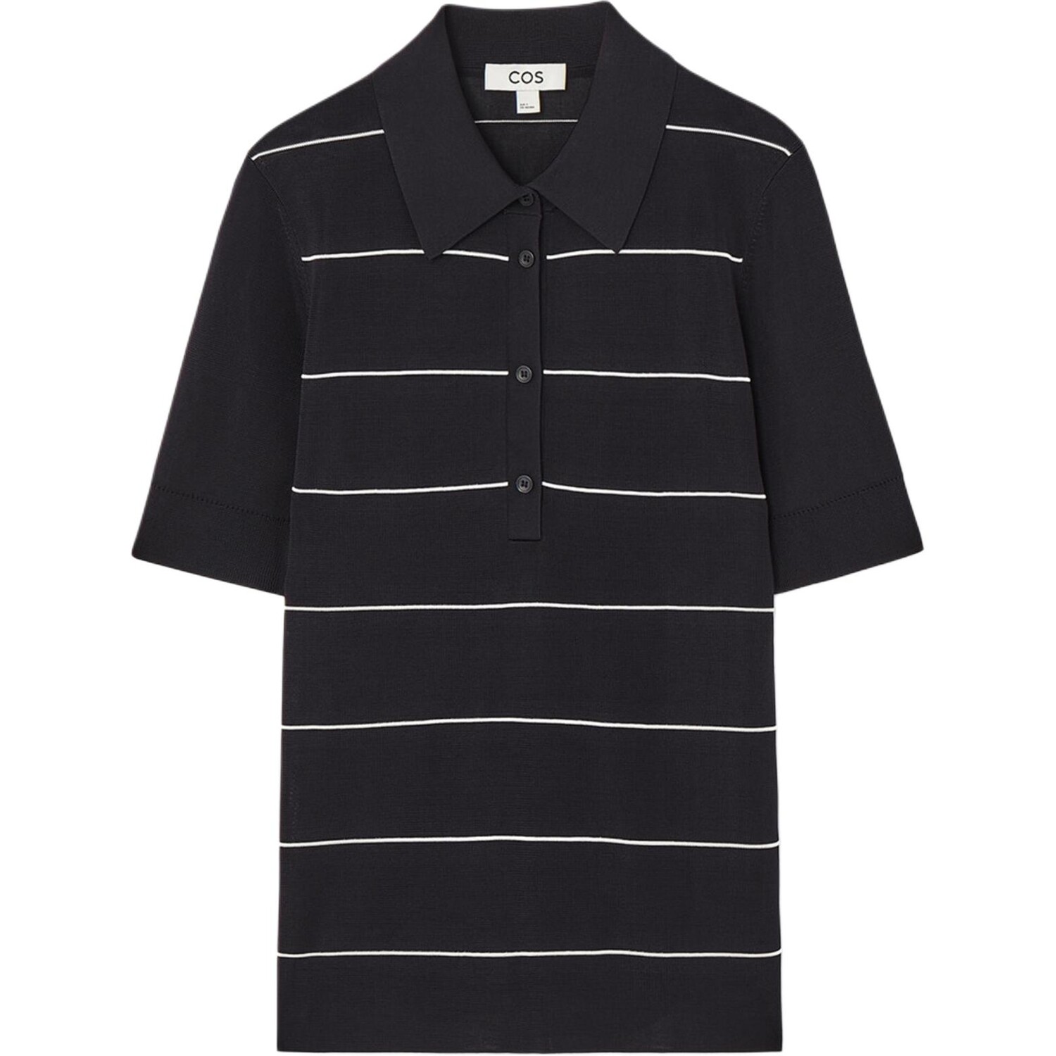 Рубашка поло женская темно-синяя Cos
Рубашка поло женская темно-синяя Cos