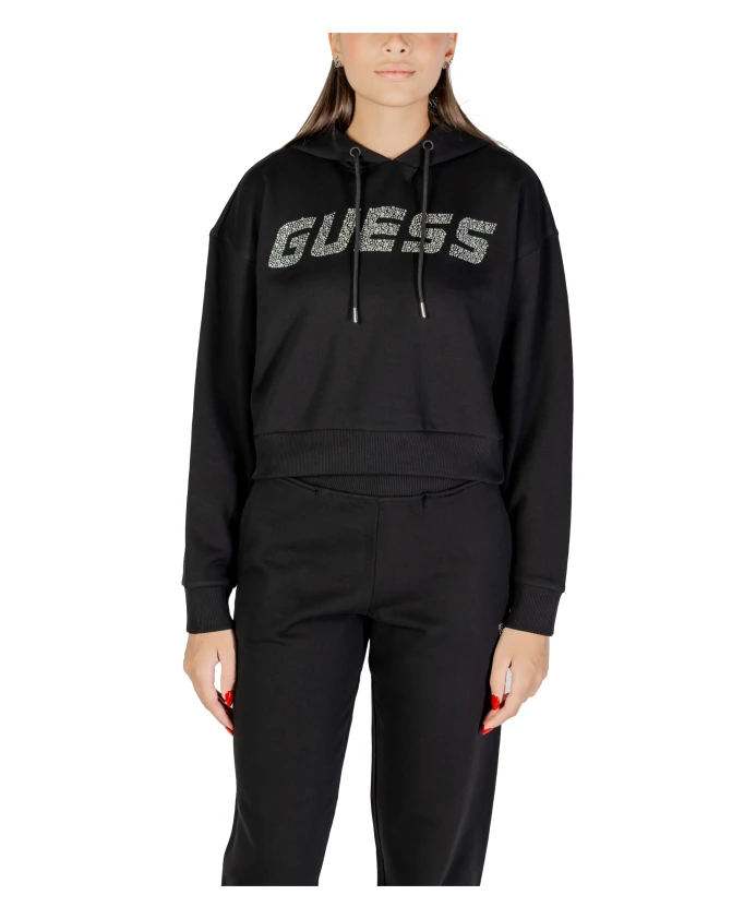 Худи с стразами для женщин Guess, черный
Худи с стразами для женщин Guess, черный