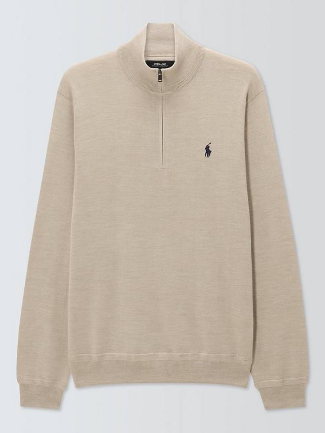 Поло гольф из шерстяной смеси полузастёгивающийся свитер Ralph Lauren, Ecru Tan Heather
Поло гольф из шерстяной смеси полузастёгивающийся свитер Ralph Lauren, Ecru Tan Heather