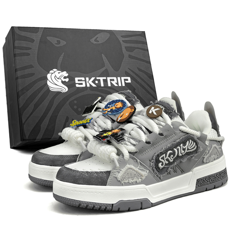 SK.TRIP Антискользящие износостойкие легкие дышащие низкие скейтбордские кроссовки унисекс с эффектом увеличения роста - винтажный белый (со шнурком и пряжкой)
SK.TRIP Антискользящие износостойкие легкие дышащие низкие скейтбордские кроссовки унисекс с эффектом увеличения роста - винтажный белый (со шнурком и пряжкой)