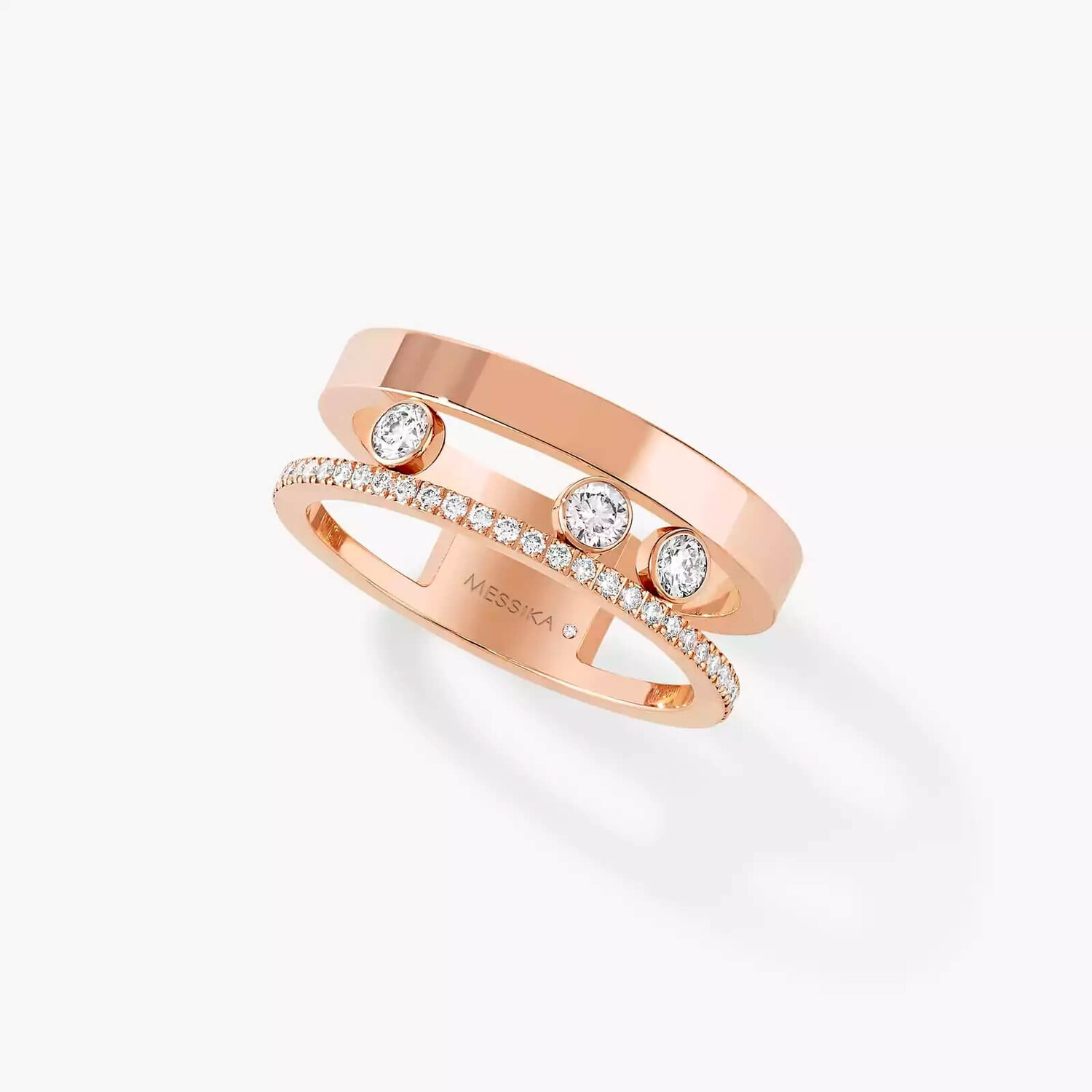 Кольцо Messika Move Romane, розовое золото/бриллианты
Кольцо Messika Move Romane, розовое золото/бриллианты