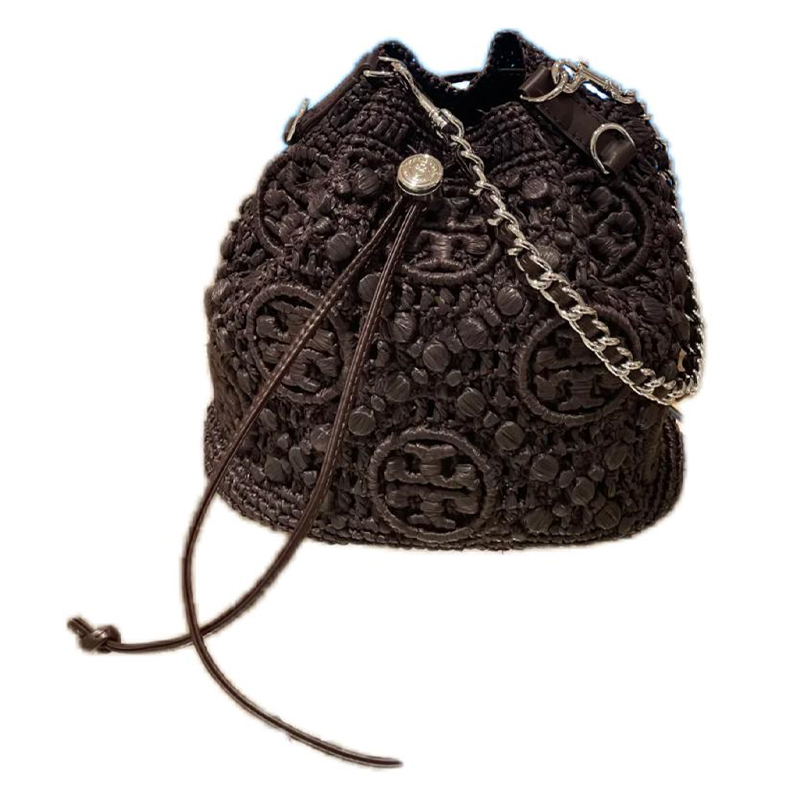 TORY BURCH Монограмма кожаная сумка ведро
TORY BURCH Монограмма кожаная сумка ведро