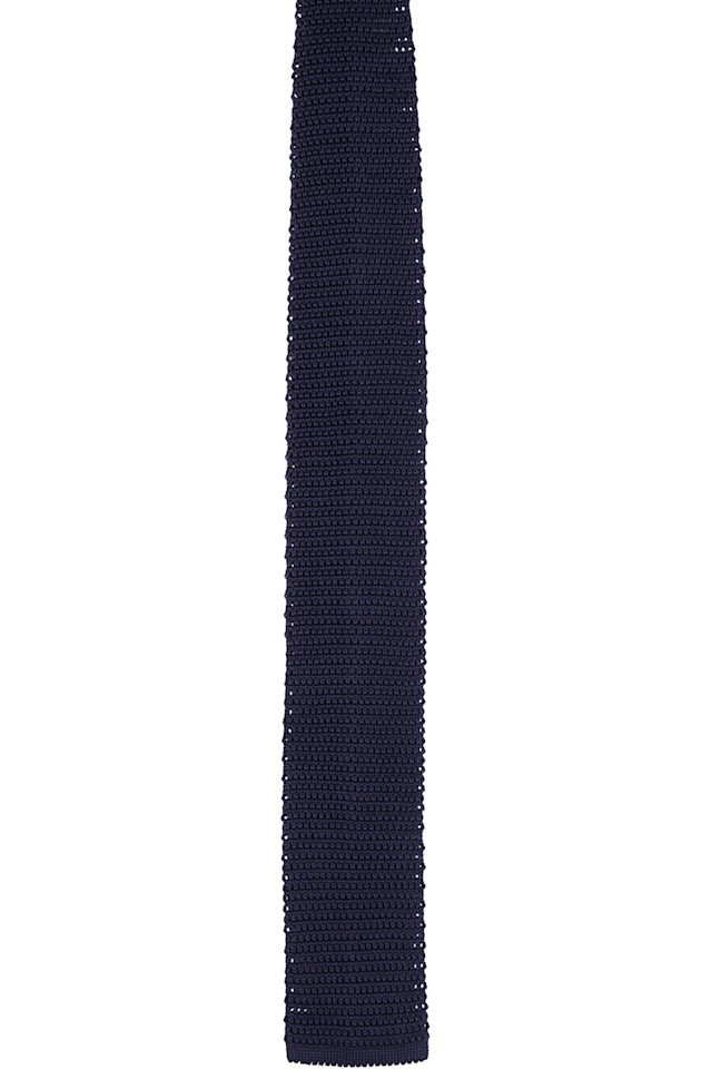 Галстук вязаный Beckham edition Boss, синий 
Галстук вязаный Beckham edition Boss, синий