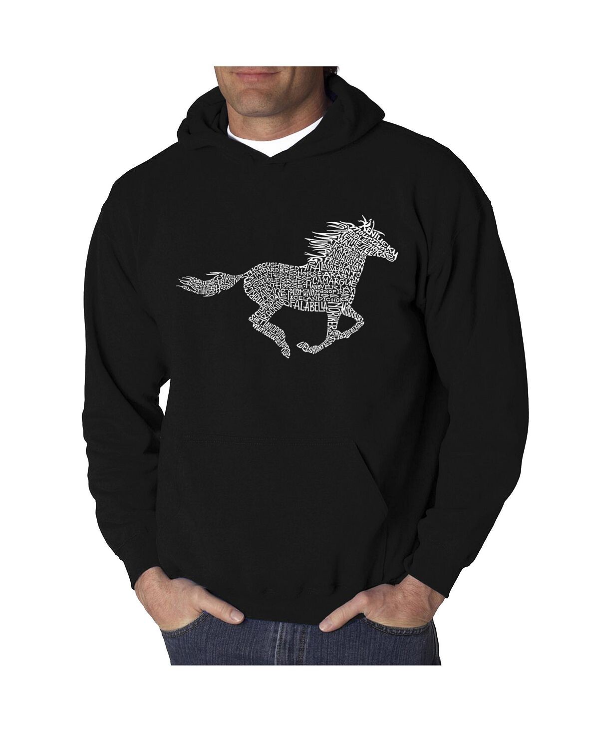 Мужская худи word art - мустанг LA Pop Art, черный
Мужская худи word art - мустанг LA Pop Art, черный