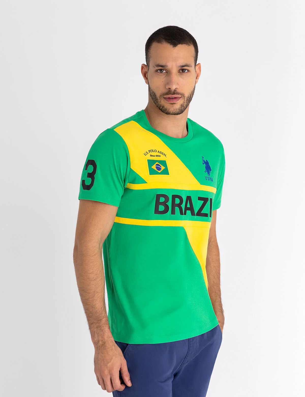 Футболка U.S. Polo Assn Brazil Diagonal Color Block Jersey, зеленый
Футболка U.S. Polo Assn Brazil Diagonal Color Block Jersey, зеленый