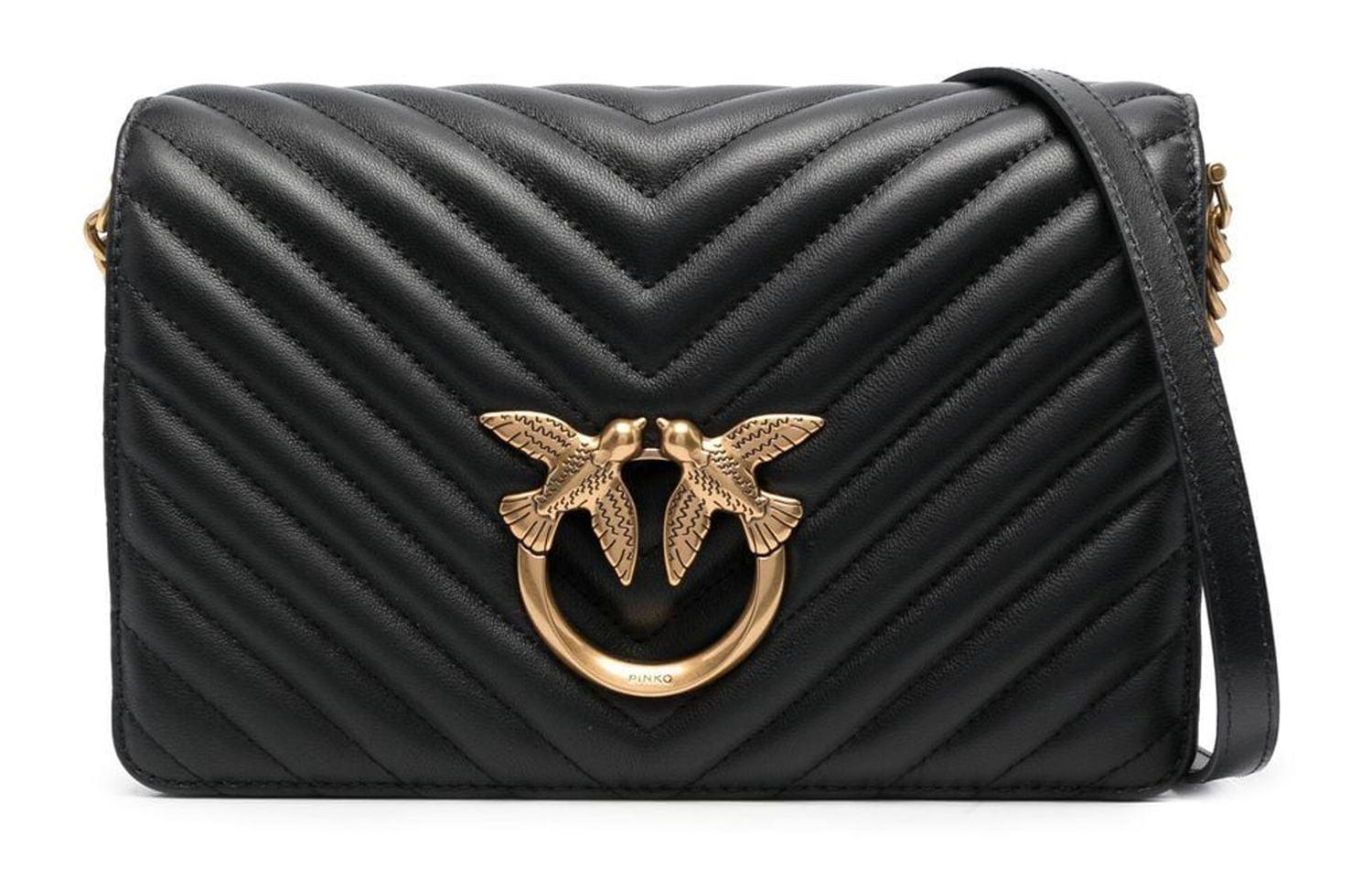 PINKO Сумка через плечо Click Series Calfskin, женская black
PINKO Сумка через плечо Click Series Calfskin, женская black