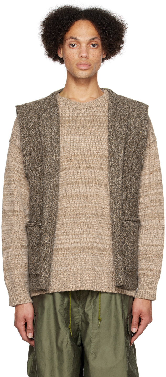 Коричневый кардиган с закрученными краями Satta
Коричневый кардиган с закрученными краями Satta