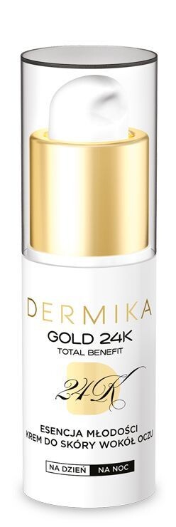 Dermika Gold 24k Total Benefit крем для глаз, 15 ml
Dermika Gold 24k Total Benefit крем для глаз, 15 ml