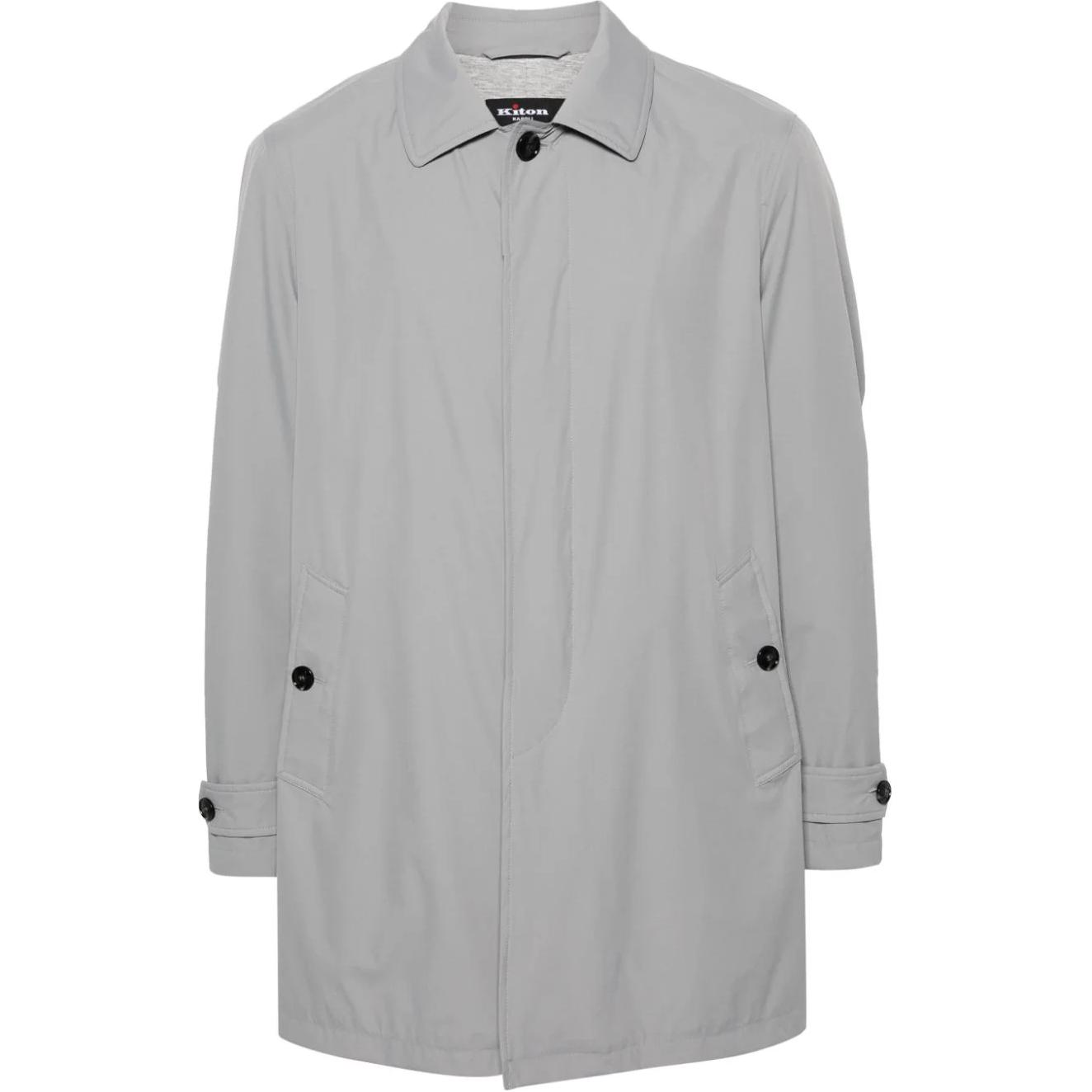 Китон Однобортный Плащ, Серый 
Китон Однобортный Плащ, Серый