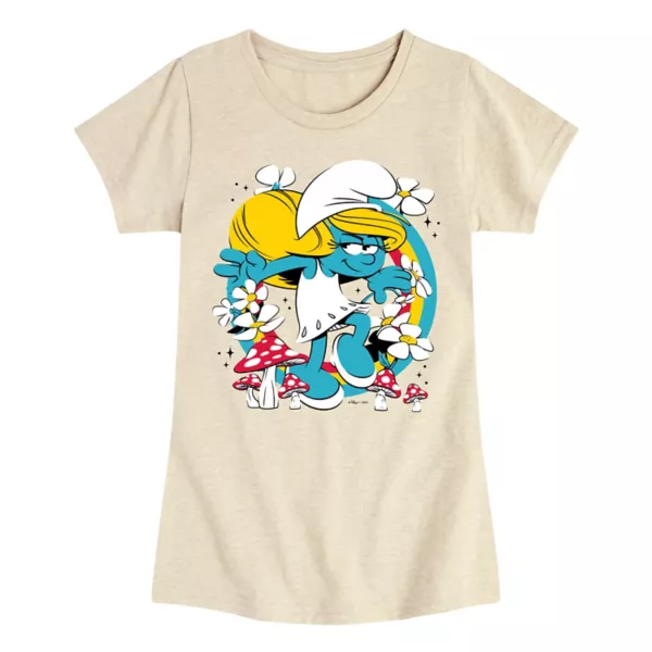 Футболка с коротким рукавом для девочек 7-16 лет "Смурфетта" с цветочным принтом Licensed Character, бежевый
Футболка с коротким рукавом для девочек 7-16 лет "Смурфетта" с цветочным принтом Licensed Character, бежевый