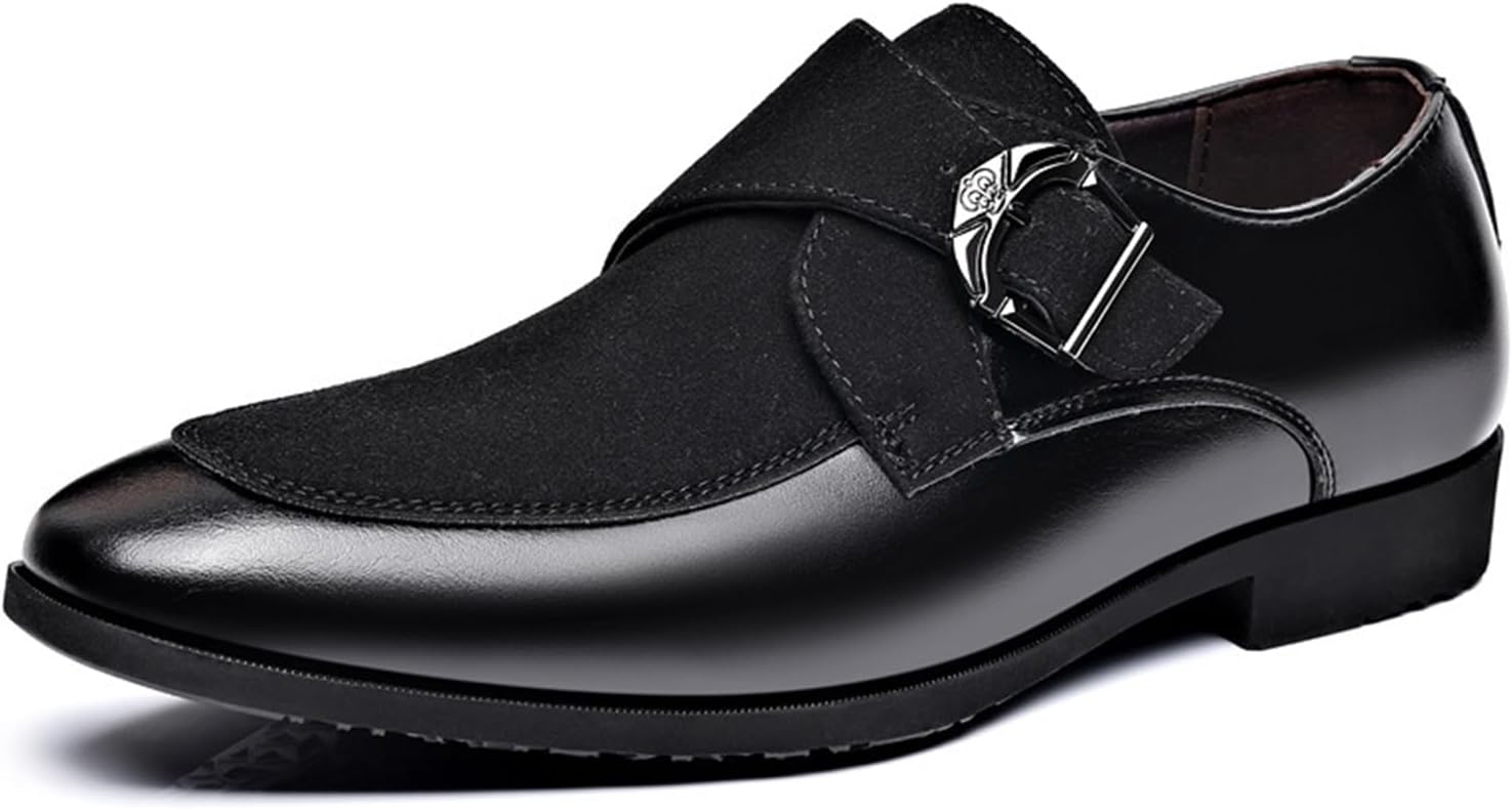 Мужская кожаная лоферы с низким каблуком и пряжкой Monk Nejkg, черный
Мужская кожаная лоферы с низким каблуком и пряжкой Monk Nejkg, черный