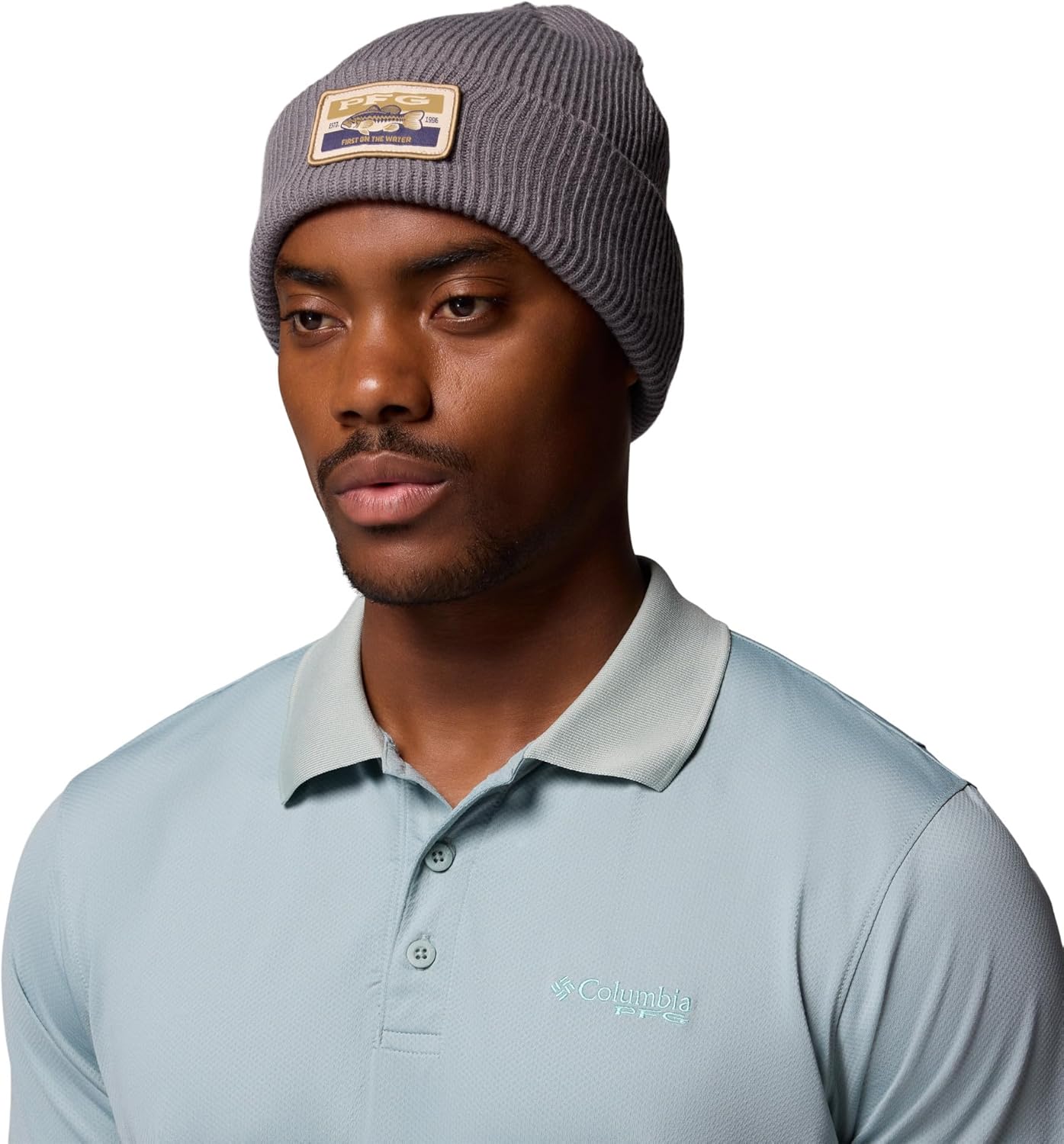 Columbia Unisex-Adult PFG Patch Beanie, City Grey/Rectangle Bass
Columbia Unisex-Adult PFG Patch Beanie, City Grey/Rectangle Bass