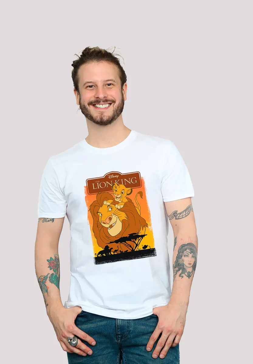 F4NT4STIC Футболка "Disney King Lion Simba and Mufasa", принт, белый
F4NT4STIC Футболка "Disney King Lion Simba and Mufasa", принт, белый