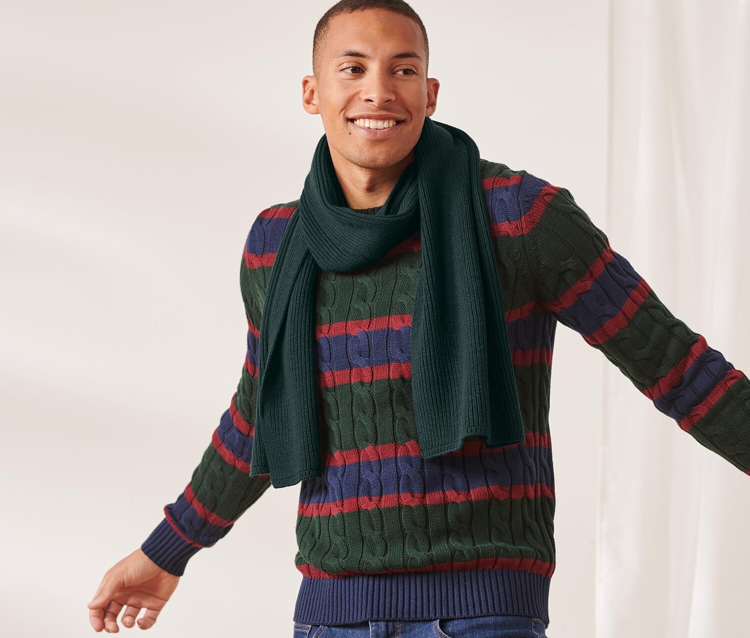 Вязаный шарф Tchibo, темно-зеленый
Вязаный шарф Tchibo, темно-зеленый