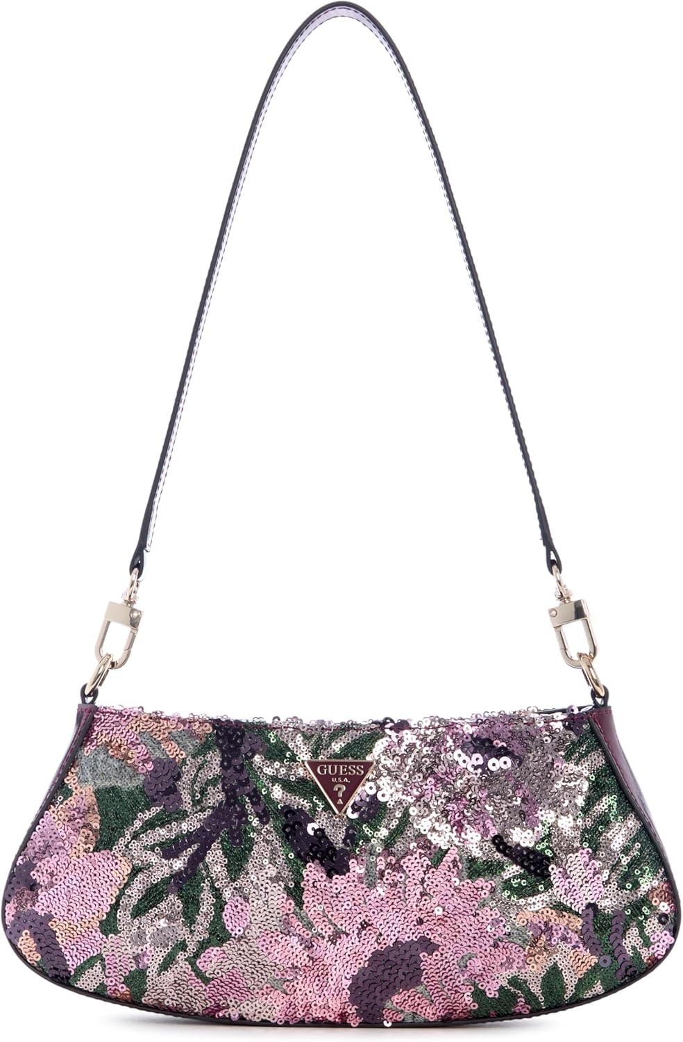 GUESS Elsie Сумка через плечо из сатина с пайетками, Amethyst Multi
GUESS Elsie Сумка через плечо из сатина с пайетками, Amethyst Multi