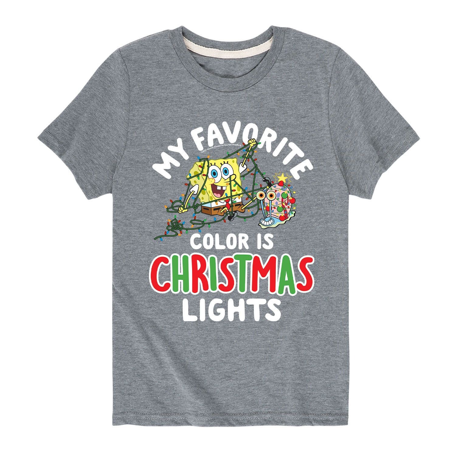 Футболка с рисунком «Рождественские гирлянды» для мальчиков 8–20 лет «Губка Боб Квадратные Штаны» Nickelodeon, серый
Футболка с рисунком «Рождественские гирлянды» для мальчиков 8–20 лет «Губка Боб Квадратные Штаны» Nickelodeon, серый