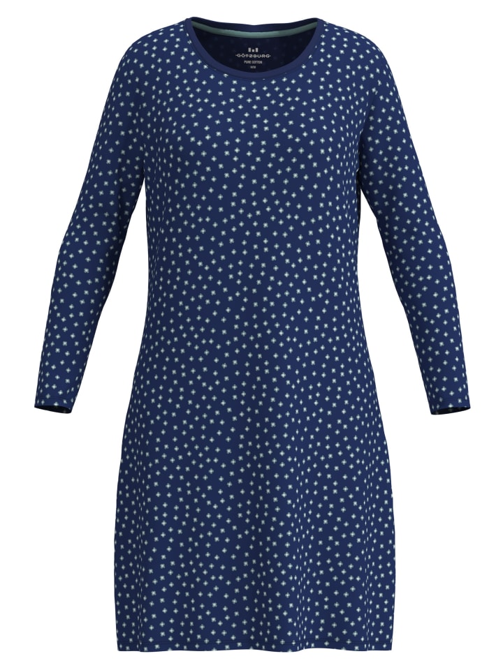 Ночная рубашка Katerini темно-синего цвета по всей поверхности Götzburg
Ночная рубашка Katerini темно-синего цвета по всей поверхности Götzburg