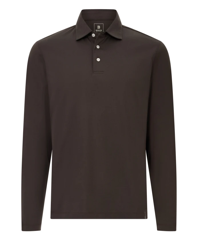 Поло из смеси хлопка и шелка Boggi Milano, коричневый
Поло из смеси хлопка и шелка Boggi Milano, коричневый