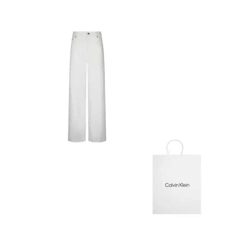 Широкие джинсы Calvin Klein, белый
Широкие джинсы Calvin Klein, белый
