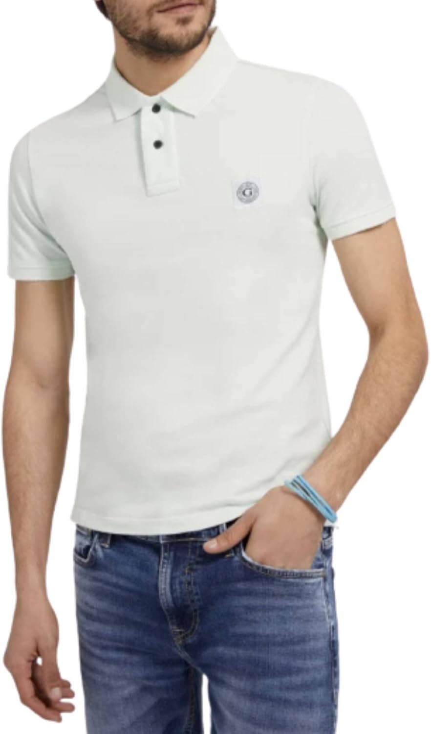 GUESS Поло с эффектом поношенности, Grey Mark
GUESS Поло с эффектом поношенности, Grey Mark