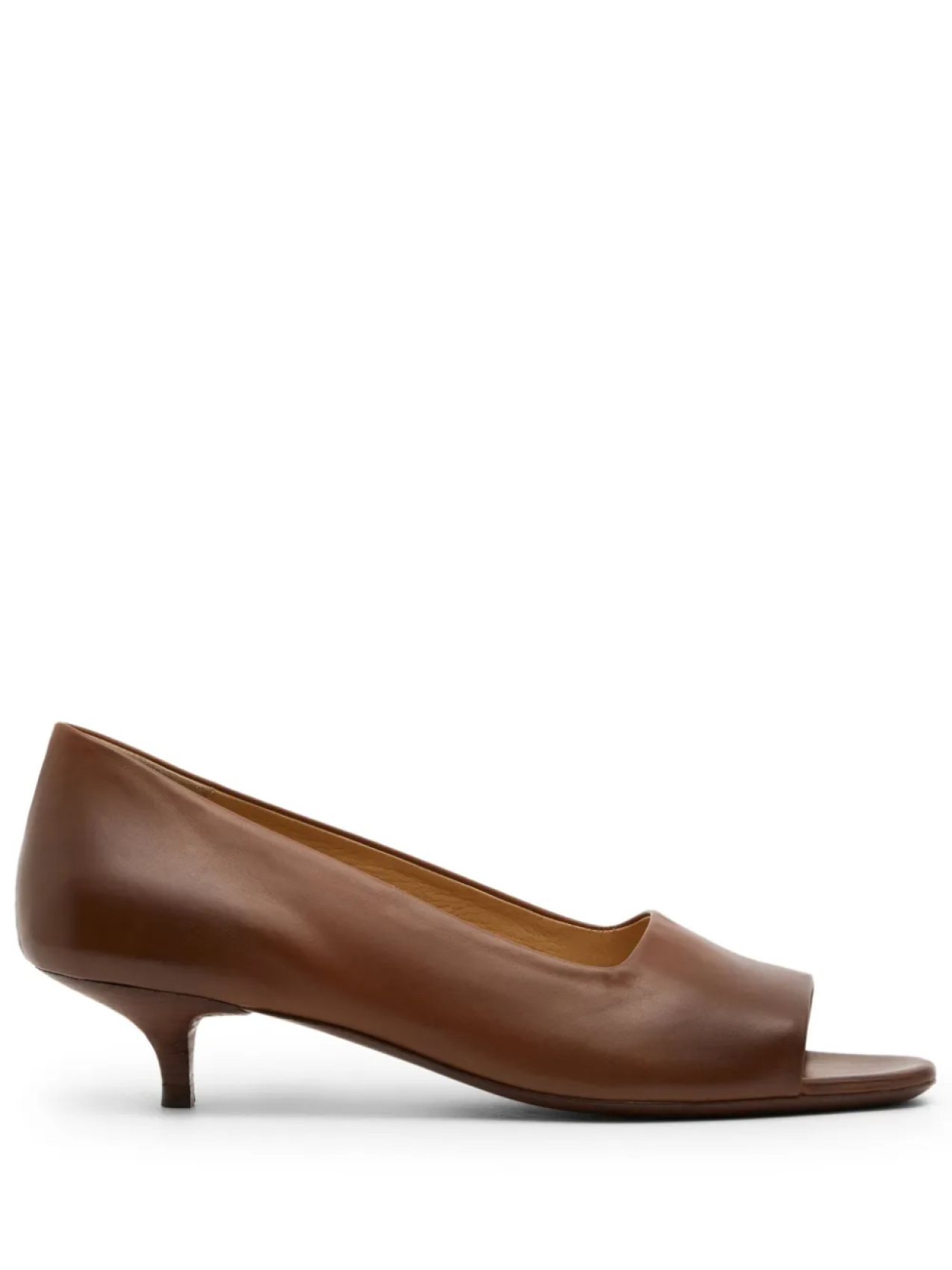 Marsèll туфли-лодочки с открытым носком, коричневый