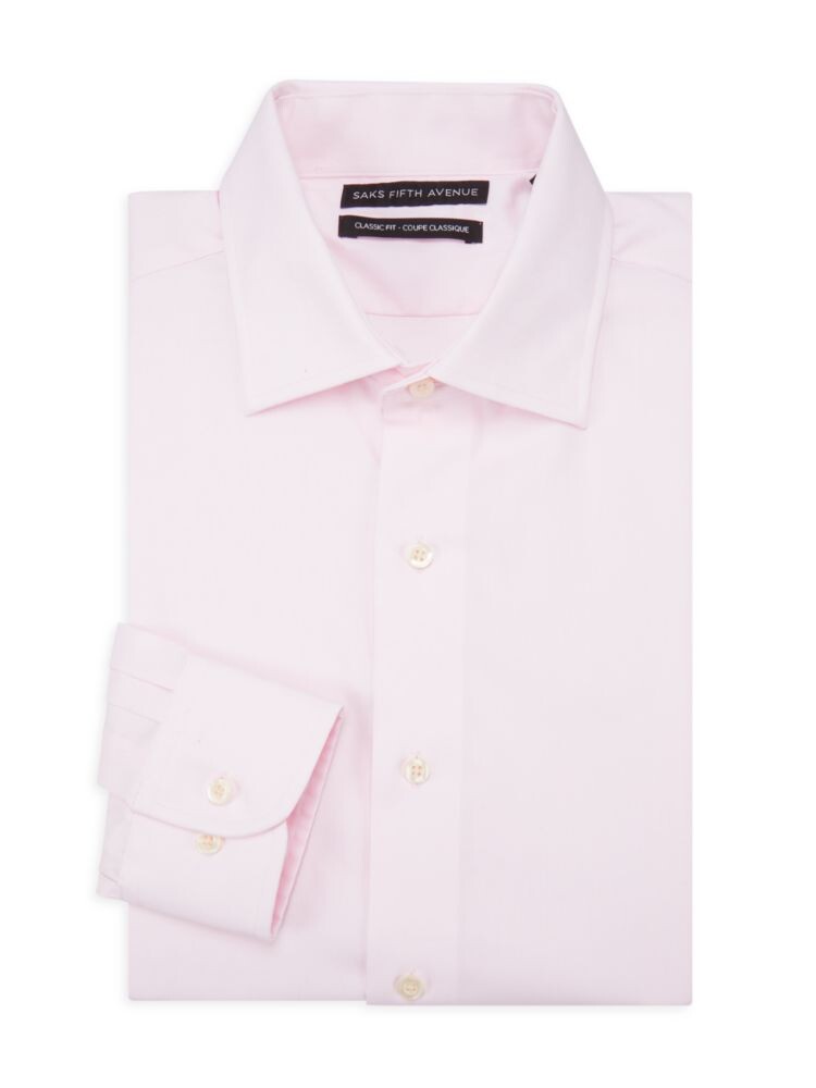 Однотонная классическая рубашка классического кроя Saks Fifth Avenue, розовый
Однотонная классическая рубашка классического кроя Saks Fifth Avenue, розовый