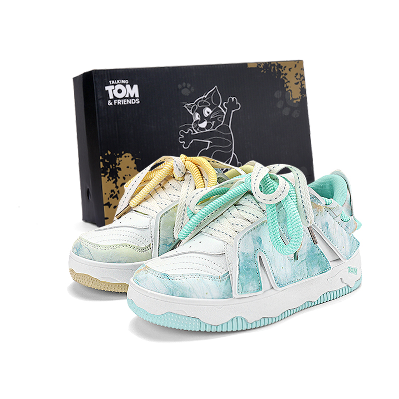 TALKING TOM Теплые противоскользящие и износостойкие сбалансированные легкие дышащие низкие скейтерские кроссовки унисекс - игривые непарные, цвет Playful Mismatched
TALKING TOM Теплые противоскользящие и износостойкие сбалансированные легкие дышащие низкие скейтерские кроссовки унисекс - игривые непарные, цвет Playful Mismatched