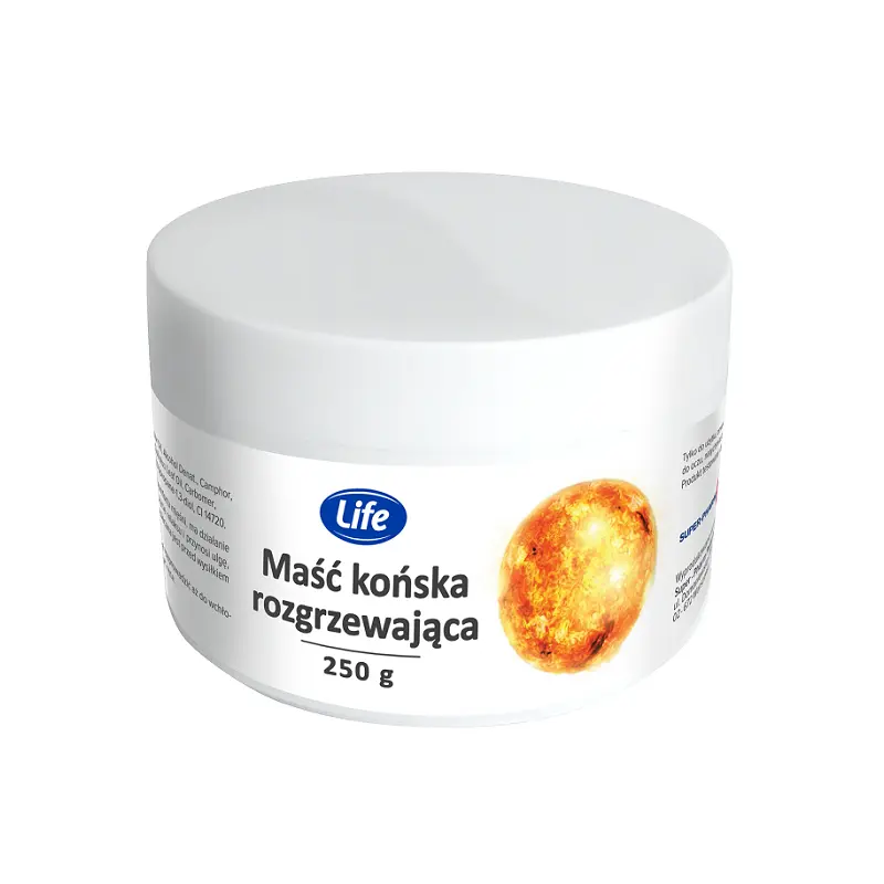 Life Końska Rozgrzewająca мазь, 250 g
Life Końska Rozgrzewająca мазь, 250 g