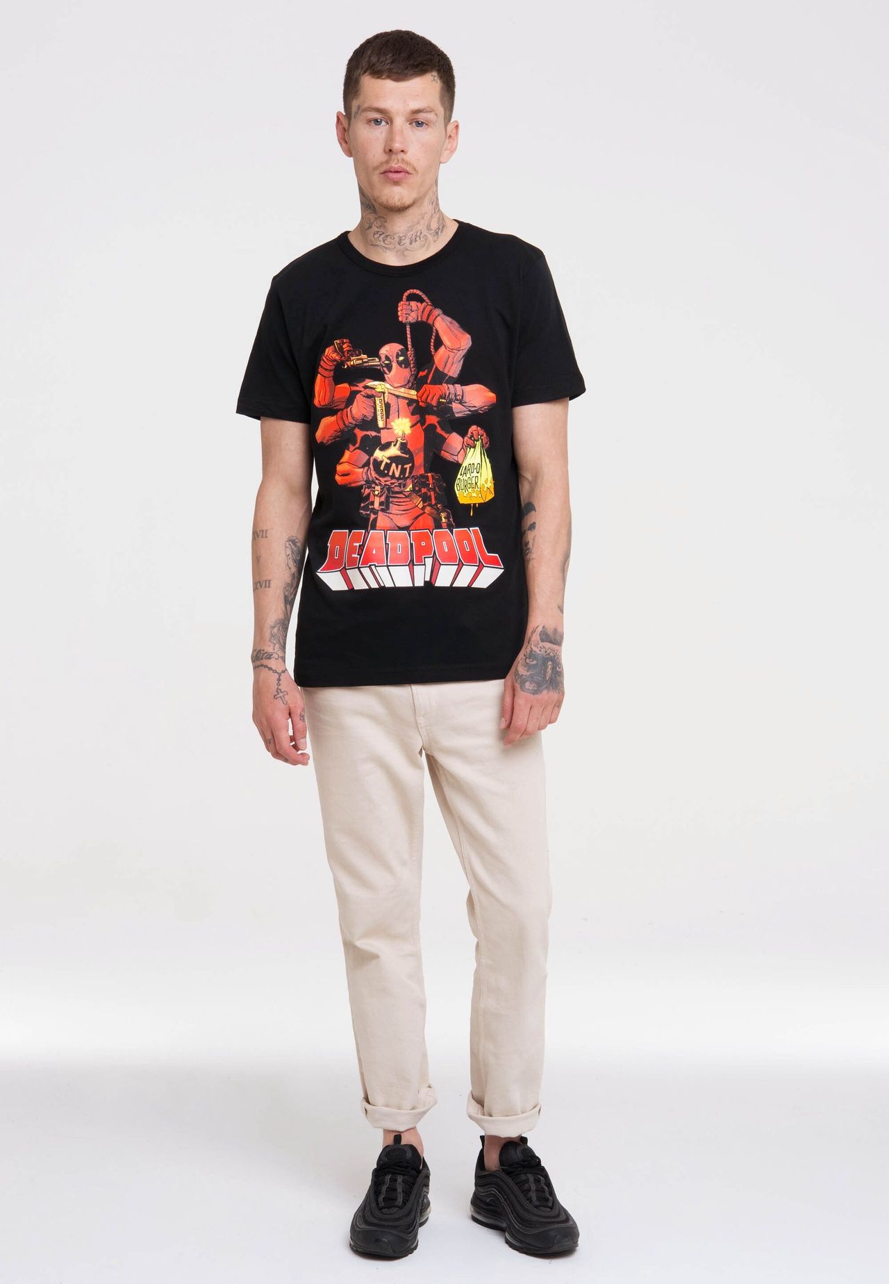 Футболка Easyfit Marvel Deadpool Lard-O Burger LOGOSHIRT, черный
Футболка Easyfit Marvel Deadpool Lard-O Burger LOGOSHIRT, черный