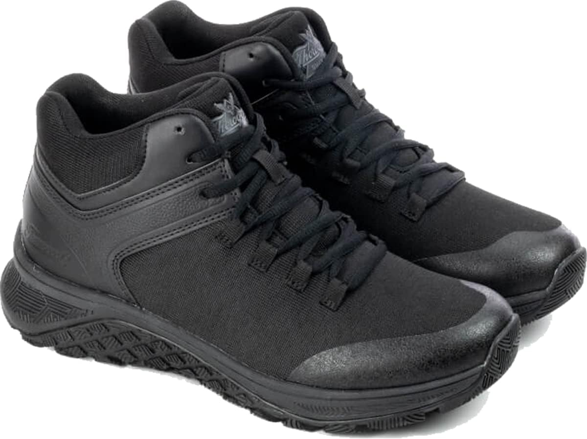 Защитные ботинки Thorogood серии T800 для мужчин и женщин- прочный черный текстильный верх с промежуточной подошвой из EVA и противоскользящей резиновой подошвой
Защитные ботинки Thorogood серии T800 для мужчин и женщин- прочный черный текстильный верх с промежуточной подошвой из EVA и противоскользящей резиновой подошвой