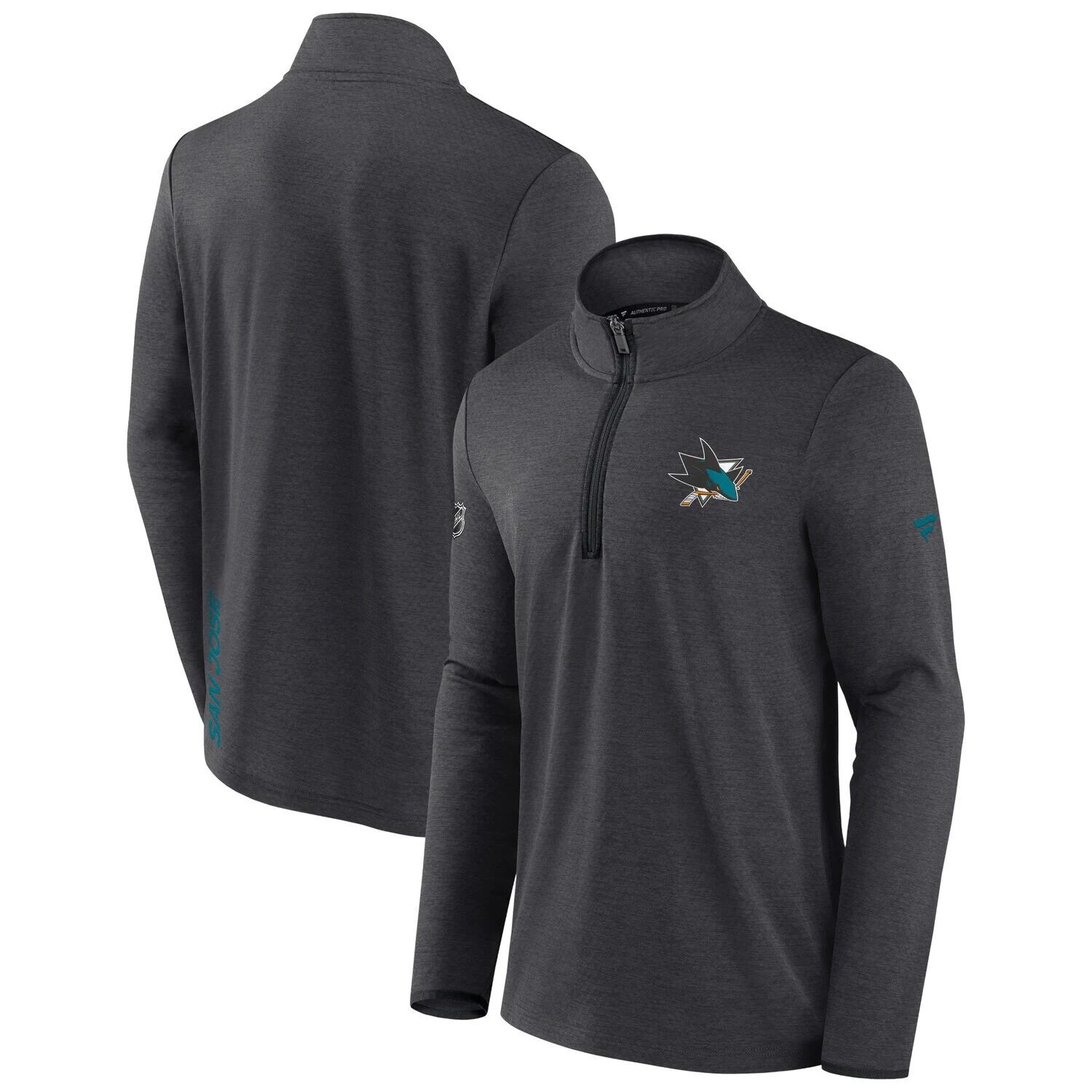 Мужская фирменная темно-серая куртка Heather San Jose Sharks Authentic Pro Rink с молнией на четверть Fanatics, Серый, Мужская фирменная темно-серая куртка Heather San Jose Sharks Authentic Pro Rink с молнией на четверть Fanatics
Мужская фирменная темно-серая куртка Heather San Jose Sharks Authentic Pro Rink с молнией на четверть Fanatics, Серый, Мужская фирменная темно-серая куртка Heather San Jose Sharks Authentic Pro Rink с молнией на четверть Fanatics