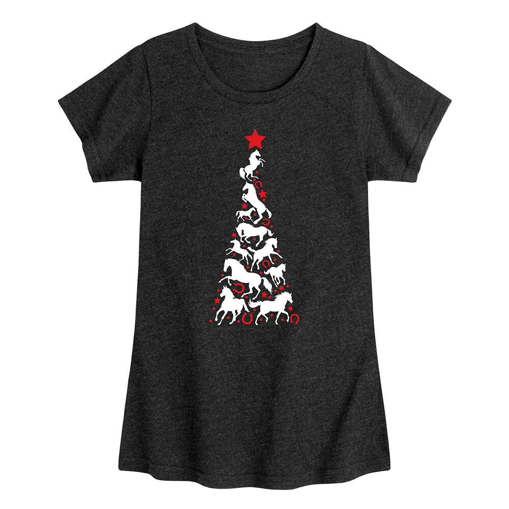 Футболка с рисунком «Рождественская елка» для девочек 7–16 лет с силуэтом лошади Licensed Character, черный
Футболка с рисунком «Рождественская елка» для девочек 7–16 лет с силуэтом лошади Licensed Character, черный